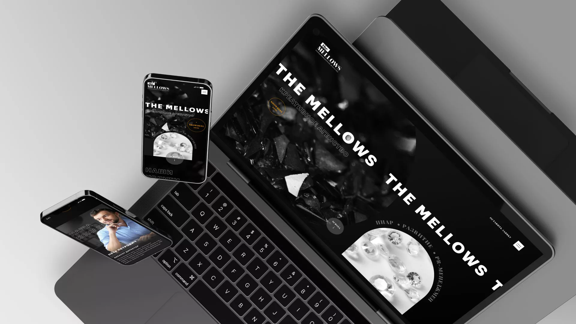 Разработка сайта креативного агентства «The Mellows» в Александровске