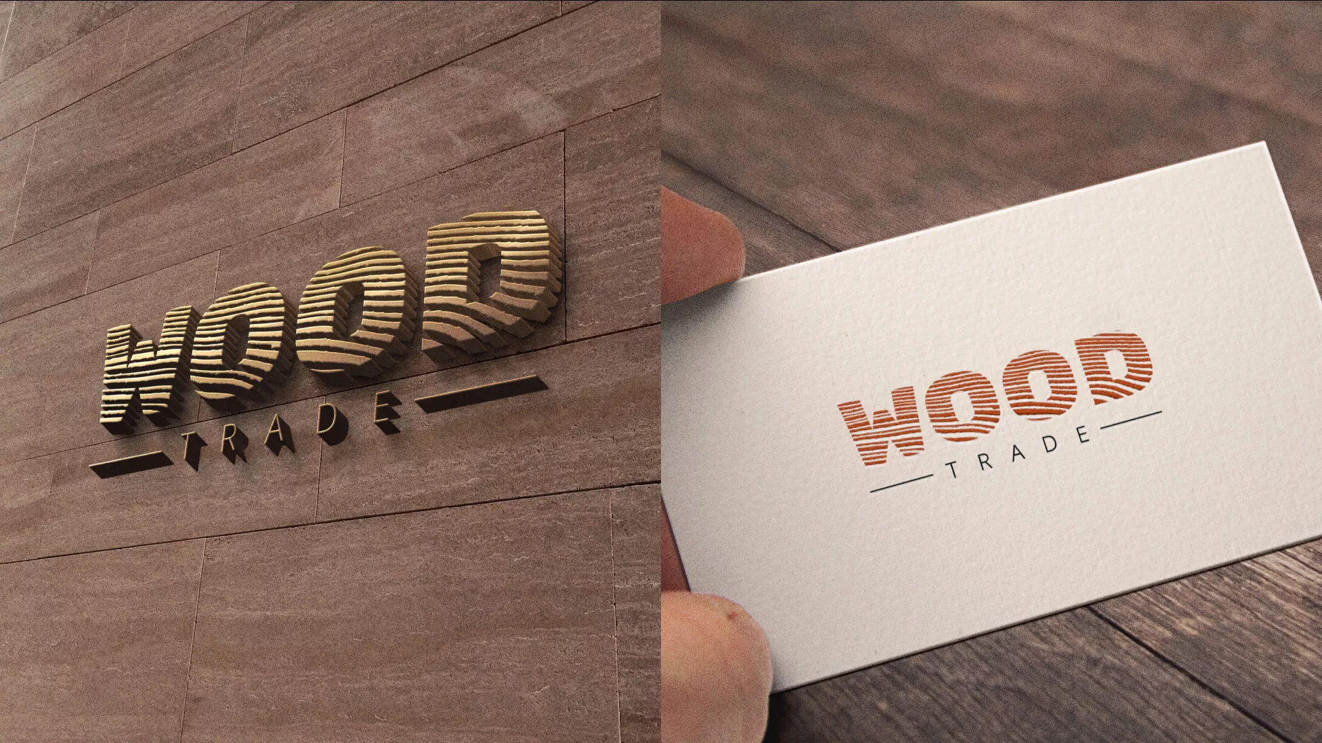 Разработка логотипа для компании «Wood Trade» в Александровске